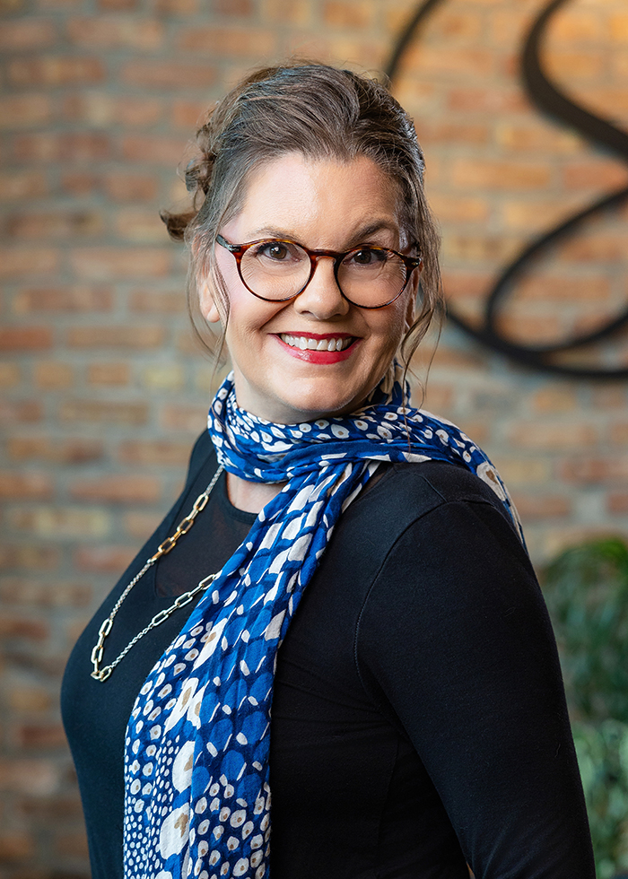 Jane-Waulters_Stylist_TheStrandSalonandSpa Portrait of Jane Waulters, stylist, at The Strand Salon and Spa in Columbia, Missouri.