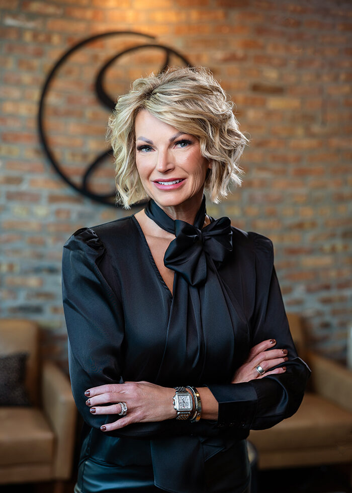 Schuyler-Browning_Stylist_theStrandSalonandSpa Portrait of Schuyler Browning, stylist, inside The Strand Salon and Spa located on the south side of Columbia, Missouri.